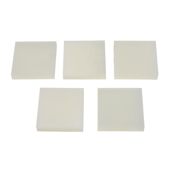Bloc de sculpture de tampons 5 x 5 x 1 cm, en PVC souple semi-transparent, pour projets artistiques