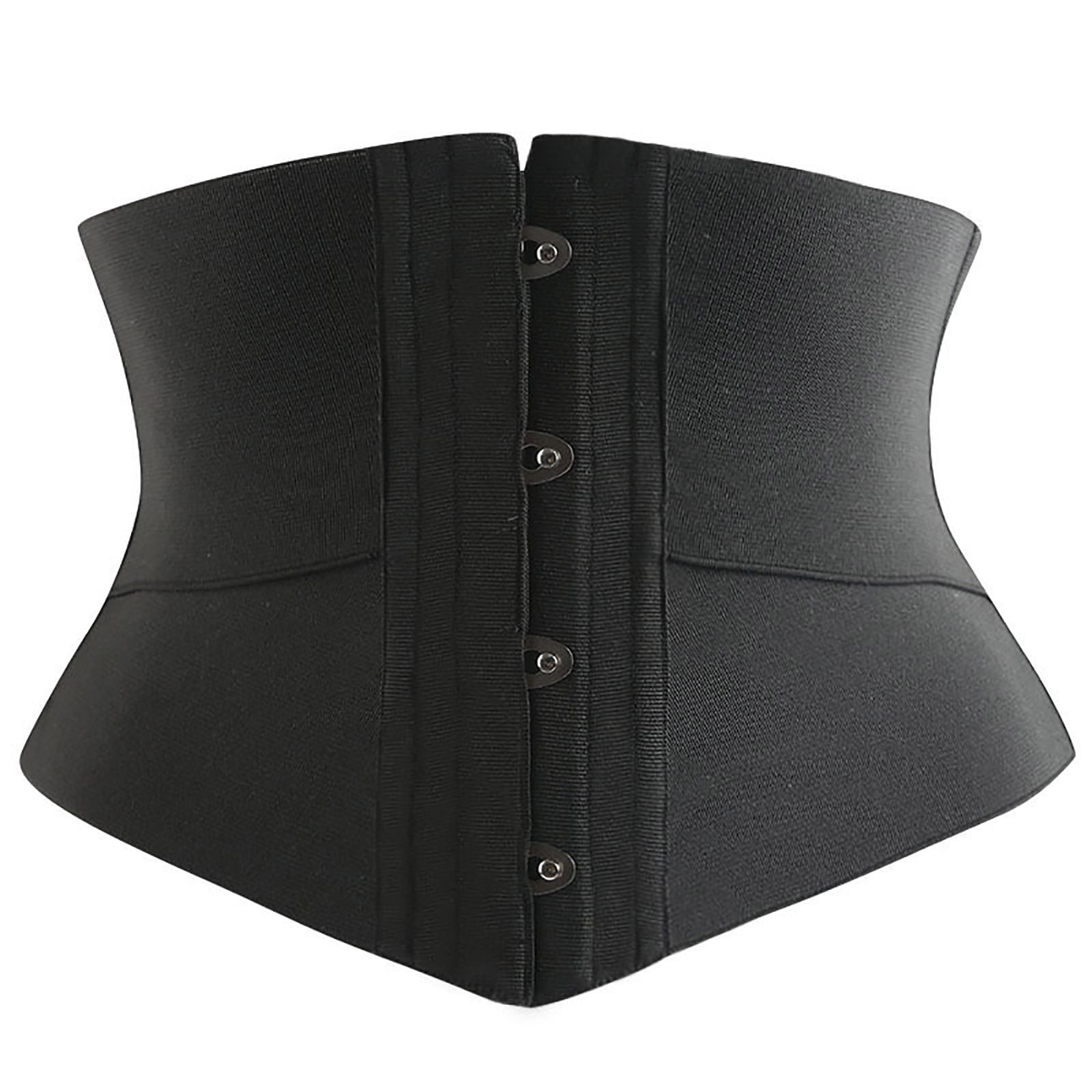 Slimmkiss women latex waist training cincher underbust corset body shaper waist trainer black cheap
