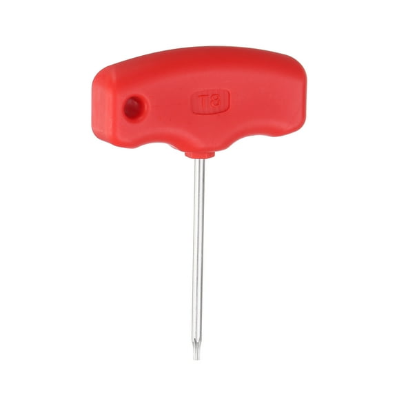 Uxcell Torx Screwdriver T8 CR-V Steel T Handle Star Key Wrench for CNC Tool Holder