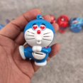 thumbnail image 3 of COOL Doraemon Hello Kitty Spider-Man Stitch cartoon can moves eyes Llavero De Dibujos Animados Lindo Bolso Colgante Nuevo, 3 of 4