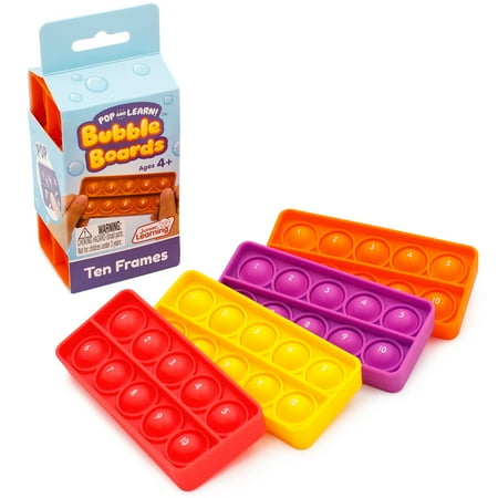 UPC: 0850033767124 | Junior Learning Ten Frames Bubble Boards: Interactive Math Skills Learning for Ages 4+ (Pre-K to Grade 1)