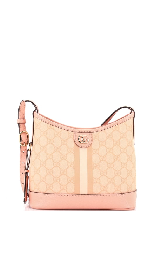 Pre-Owned Ophidia Open Bucket Bag GG Coated Canvas with Leather Small By Rebag