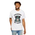 thumbnail image 6 of Funny Even Baddies Get Saddies Frog Comfort Colors Unisex Shirt, White, 6 of 6