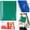 Z_Green, variant on 1PC Folders with Pockets 3 Hole Punched, Plastic Heavy Duty 2 Pocket Blinder Folder with Business Card Holder, Office Binder Folders for Documents, Filing Cabinet, Report(Black)