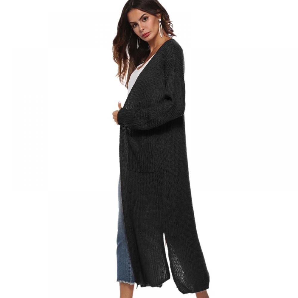 calf length cardigan sweaters