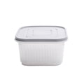 thumbnail image 2 of tredstone PP Drain Sealed Crisper Fruit Fresh Containers Case Food Fridge Storage Box Kitchen Supplies, 2 of 6