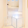 Petmaker Freestanding Wooden Pet Gate, White