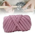 thumbnail image 3 of Hilo grueso de ganchillo, hilo gigante para tejer a mano, hilo para tejer a mano rosa y violeta, 3 of 9