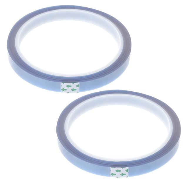 DEEPCRAFF 2 Rolls Heat Resistant Transfer Tape Blue PET for Users in High Temperature Environments