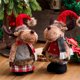 thumbnail image 3 of Bewildely Adorno de Navidad colgante de pared entretenimiento dulce regalo muñeca de Navidad multipropósito luminoso estirable espacio vacaciones Kits de decoración para fiestas Rojo Bewildely HA070441-01, 3 of 6