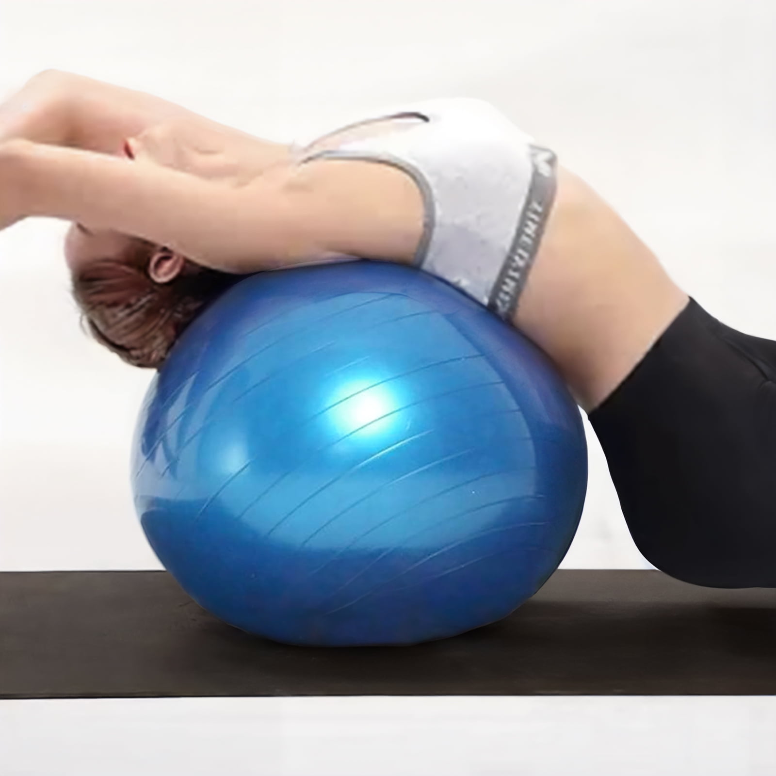 Wonder Maxi Exercise Ball - 65cm Extra Thick Yoga Ball Workout Pregnancy Ball for Fitness, Pilates, Birthing, Office Chair, and Home Gym (Red)