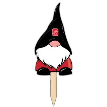 NC State Wolfpack Gnome Yard Stake