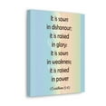 thumbnail image 6 of Scripture Walls  It Is Sown In Dishonour 1 Corinthians 15:43  Bible Verse Canvas Christian Wall Art Ready To Hang Unframed, 6 of 13