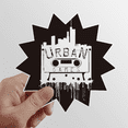 thumbnail image 1 of Street Landmark Outline Pattern Graffiti Sun Vinyl Sticker Luggage Graffiti Flower Decal, 1 of 3