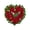 Navy, variant on Cemetery Flower Ebullient Remembrance Standing Heart, Grave Wreath with Easel Stand, Memorial Floral Red Rose Hibiscus for Outdoor Headstone & Gravesite Decor