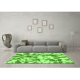 thumbnail image 3 of Ahgly Company Indoor Rectangle Abstract Green Modern Area Rugs, 2' x 4', 3 of 4