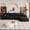 Black, variant on MAYEERTY 107" Cloud L-Shaped Modular Sectional Sofa with Left Facing Chaise, Plush Corduroy Deep Seat 3-Seater Couch, Cloud Sofa for Living Room, Apartment & Bedroom, No Assembly Required, White