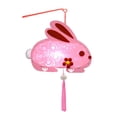 thumbnail image 2 of Accesorios de adorno de Año Nuevo, borla decorativa, regalos para niños, decoración, lámpara de fiesta Rosado Macarena Linterna hecha a mano, 2 of 8