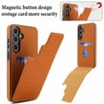 thumbnail image 2 of Allytechgroup Wallet Case for Samsung Galaxy S24 FE with Credit Card Slot, PU Leatehr Phone Case with Stand RFID Blocking Shockproof Back Cover for Samsung Galaxy S24 FE for Women Men, Brown, 2 of 5