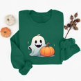 thumbnail image 6 of VKOYWKM Sweatshirts for Women Halloween Spooky Season Graphic Pullover Top Cute Crewneck Sweatshirt Oversized Long Sleeve Fall Sweatshirts, 6 of 6