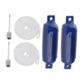 thumbnail image 2 of Guardabarros para barcos, Protector anticolisión, accesorios para barcos, parachoques inflable para barcos de 4x16 pulgadas, parachoques para barcos, cuerda blanca shamjiam Defensa de barco, 2 of 8