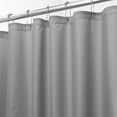thumbnail image 3 of iDesign Waterproof Fabric Shower Curtain Liner, Standard 72" x 72", Gray, 3 of 4