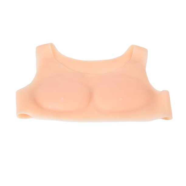 Silicone Fake Chest Vest, White Skin Color Soft Skin Comfortable Touch Fake Male Chest Silicone Vest Widely Use For Adults For Indoor Activities ANGGREK Otros