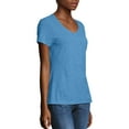 thumbnail image 3 of Hanes - X-Temp Women's V-Neck Short Sleeve T-Shirt - 42V0, 3 of 6
