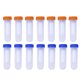 thumbnail image 1 of 20pcs 50 ml Tubos de ensayo Tubos de ensayo transparentes con equipos de laboratorio de gorras, 1 of 6