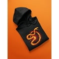 thumbnail image 3 of Burning Snake Design Hoodie Men -Image by Shutterstock, Male Large, 3 of 4