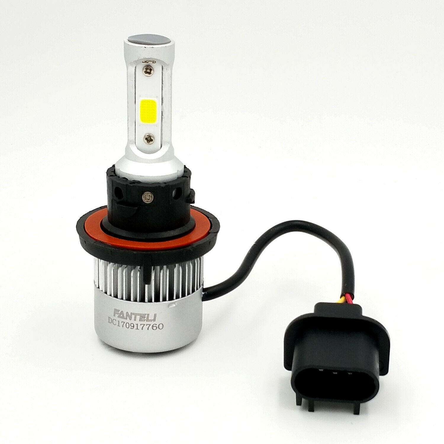 H13 9008 LED Headlight Kit 1900W 285000LM HI-Lo Beam Bulb 6000K White High Power 