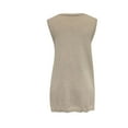 thumbnail image 4 of GiliGiliiso Women Blouse Solid Casual Round-Neck Regular Sleeveless Blouses Sets, 4 of 5