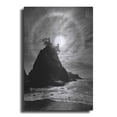 thumbnail image 1 of Luxe Metal Art 'Sun Halo 2 Proc B&W' by Thomas Haney, Metal Wall Art, 24"x36", 1 of 9