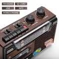 thumbnail image 3 of Radiocasete AM/FM MP3 SD USB 220 V con batería Vintage, 3 of 6
