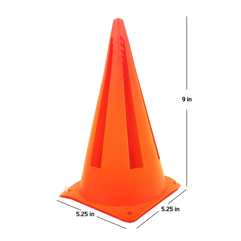 Athletic Works 9-Inch Field Cones, 10-Pack Orange photo 3