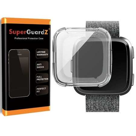 [2-Pack] For Fitbit Versa Case, SuperGuardZ Slim Heavy-Duty Shockproof Protection  Armor Shield