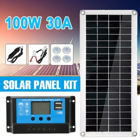 

20W Solar Panel Kit 12 Volt Trickle Charger Battery Charger Maintenance Boat