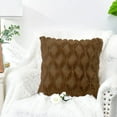 thumbnail image 5 of Funda de almohada bordada con forma de diamante, cojín de cintura de felpa, funda de almohada para sofá, 2 uds., 5 of 5