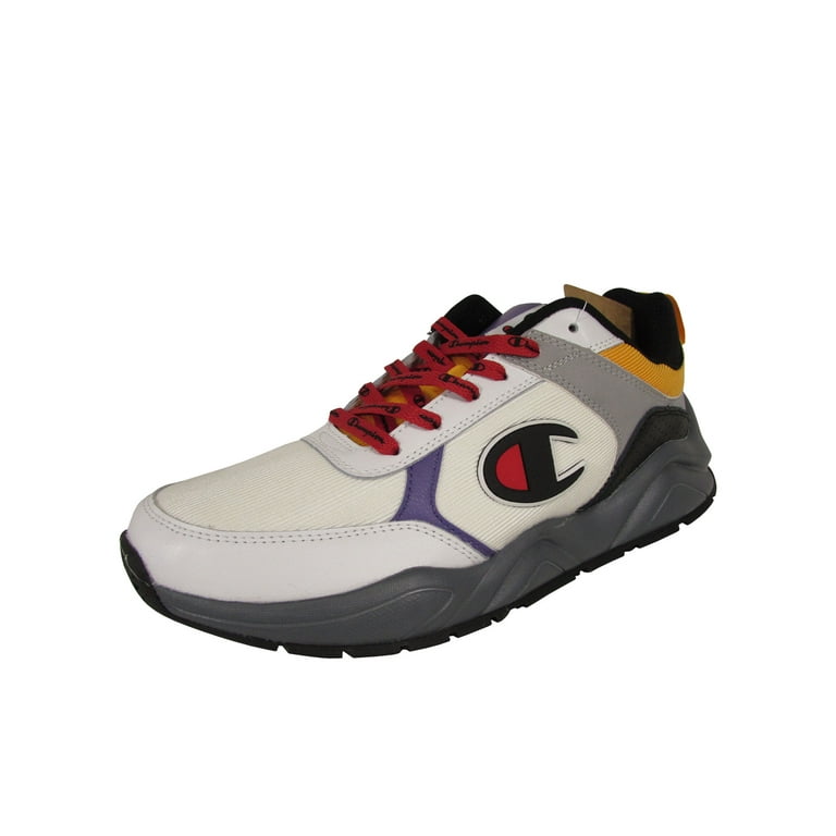 Champion Mens 93Eighteen Block Lace Up Sneaker Shoes Silverstone Multi US 11.5 Walmart
