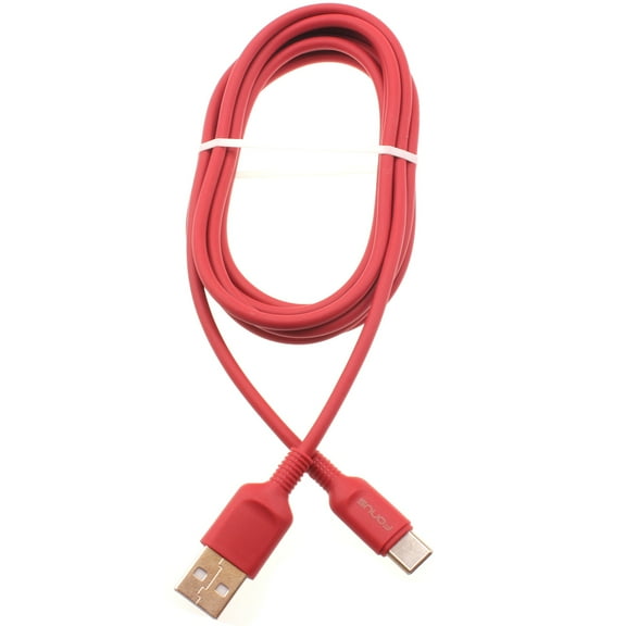 6ft USB-C Cable for Samsung Galaxy S23/S22/S21/S20/Ultra/Plus - Red Charger Cord Power Wire Type-C Fast Charge