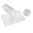 thumbnail image 3 of SAYOO 2 Pcs Manicure Stamp with Cover, Silicone Transparent Art Tool, 3 of 7