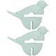 thumbnail image 1 of herramientas de cocina 2 piezas de soporte para cuchara con clip para olla, forma de pájaro, soporte para olla de silicona antiescaldado, estante para cubiertos, utensilios de cocina Zhivalor LRWJ1014-2, 1 of 4