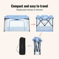 thumbnail image 6 of Dream On Me Ziggy Square Playpen, Blue, (Model # 4432-BLU), 6 of 8