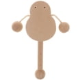 thumbnail image 2 of Sonajero De Madera Montessori De Agarre Educativo Juguete De Desarrollo Chick Handbell, 2 of 9