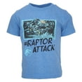 thumbnail image 4 of Jurassic Park Big Boys 3 Pack Graphic T-Shirts Logo Black/Blue/Gray Heather 12, 4 of 5