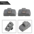 thumbnail image 5 of 2pcs Car Front Sun Visor Sunvisor Hook Clips Bracket For Skoda For Fabia 00-08 For Skoda For Octavia 97-11 For Skoda For Superb, 5 of 5