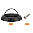 thumbnail image 3 of Round Pull Ring, 1pcs 3" - Stainless Steel Ring Flush Pull with Screws, Recessed Door Pull Handle Knob (Black), 3 of 5