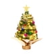 thumbnail image 2 of Mini árbol de Navidad iluminado, centro de mesa, adorno navideño, decoración navideña Verde, 2 of 9