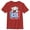 Red, variant on Boy's ICEE Peekaboo Bear Logo Graphic Tee Royal Blue Medium