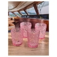 thumbnail image 3 of Paisley Acrylic Glasses Drinking Set of 4 DOF (13oz), Plastic Drinking Glasses, BPA Free Cocktail Glasses, Drinkware Set, Drinking Water Glasses, 3 of 5